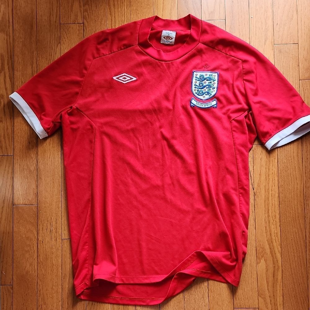 Umbro Red England Women's Jersey- Size Medium